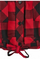 Ladies Short Oversized Check Shirt
