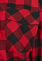 Ladies Short Oversized Check Shirt