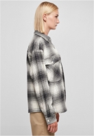 Ladies Oversized Check Shirt