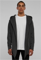Long Hooded Open Edge Cardigan