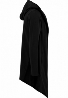 Long Hooded Open Edge Cardigan