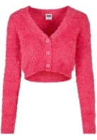 Ladies Cropped Feather Cardigan