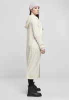 Ladies Hooded Feather Cardigan