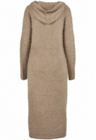 Ladies Hooded Feather Cardigan