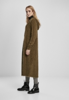 Ladies Hooded Feather Cardigan