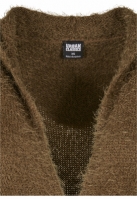 Ladies Hooded Feather Cardigan