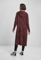 Ladies Hooded Feather Cardigan