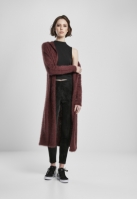Ladies Hooded Feather Cardigan