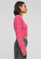 Ladies Tied Cropped Feather Cardigan