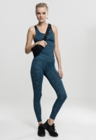 Ladies Active Melange Logo Leggings