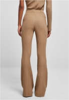 Ladies Flared Rib Knit Leggings