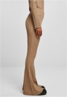 Ladies Flared Rib Knit Leggings