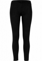 Ladies Imitation Suede Leggings