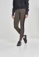 Ladies Jacquard Camo Striped Leggings
