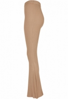 Ladies Rib Knit Bootcut Leggings