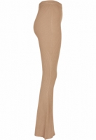 Ladies Rib Knit Bootcut Leggings