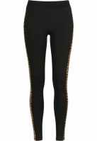 Ladies Side Striped Pattern Leggings