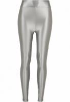 Ladies Highwaist Shiny Metallic Leggings