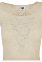 Ladies Cropped Lace Longsleeve