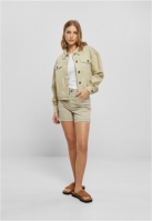 Ladies Oversized Colored Denim Jacket