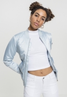 Ladies Satin Bomber Jacket