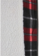Plaid Teddy Lined Shirt Jacket
