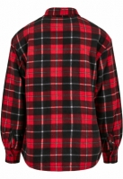 Plaid Teddy Lined Shirt Jacket