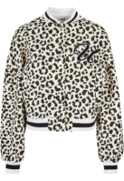 Ladies AOP Oversized College Sweat Jacket