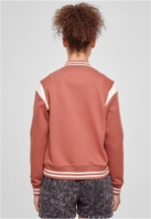 Ladies Inset College Sweat Jacket