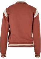 Ladies Inset College Sweat Jacket