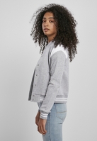 Ladies Organic Inset College Sweat Jacket