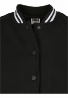 Ladies Organic Inset College Sweat Jacket