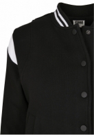 Ladies Organic Inset College Sweat Jacket