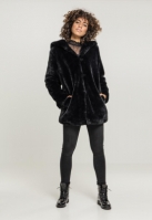 Ladies Hooded Teddy Coat