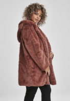 Ladies Hooded Teddy Coat