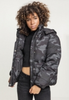 Ladies Boyfriend Camo Puffer Jacket