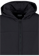 Hooded Block Puffer Jacket