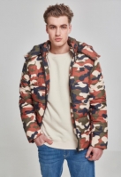 Hooded Camo Puffer Jacket