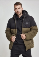 Hooded 2-Tone Puffer Jacket