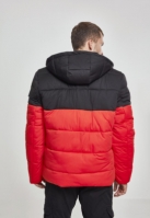 Hooded 2-Tone Puffer Jacket