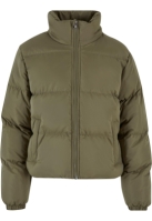 Ladies Short Peached Puffer Jacket
