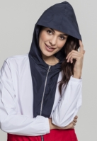 Ladies 3-Tone Oversize Windbreaker