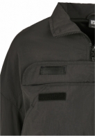 Ladies Cropped Crinkle Nylon Pull Over Jacket