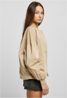 Ladies Recycled Oversized Light Bomber Jacket