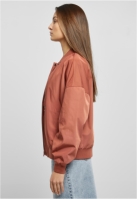Ladies Recycled Oversized Light Bomber Jacket