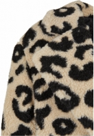 Ladies Oversized AOP Sherpa Coat