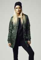 Ladies Long Bomber Jacket