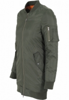 Ladies Long Bomber Jacket