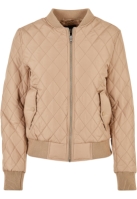 Ladies Diamond Quilt Nylon Jacket