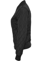 Ladies Diamond Quilt Nylon Jacket